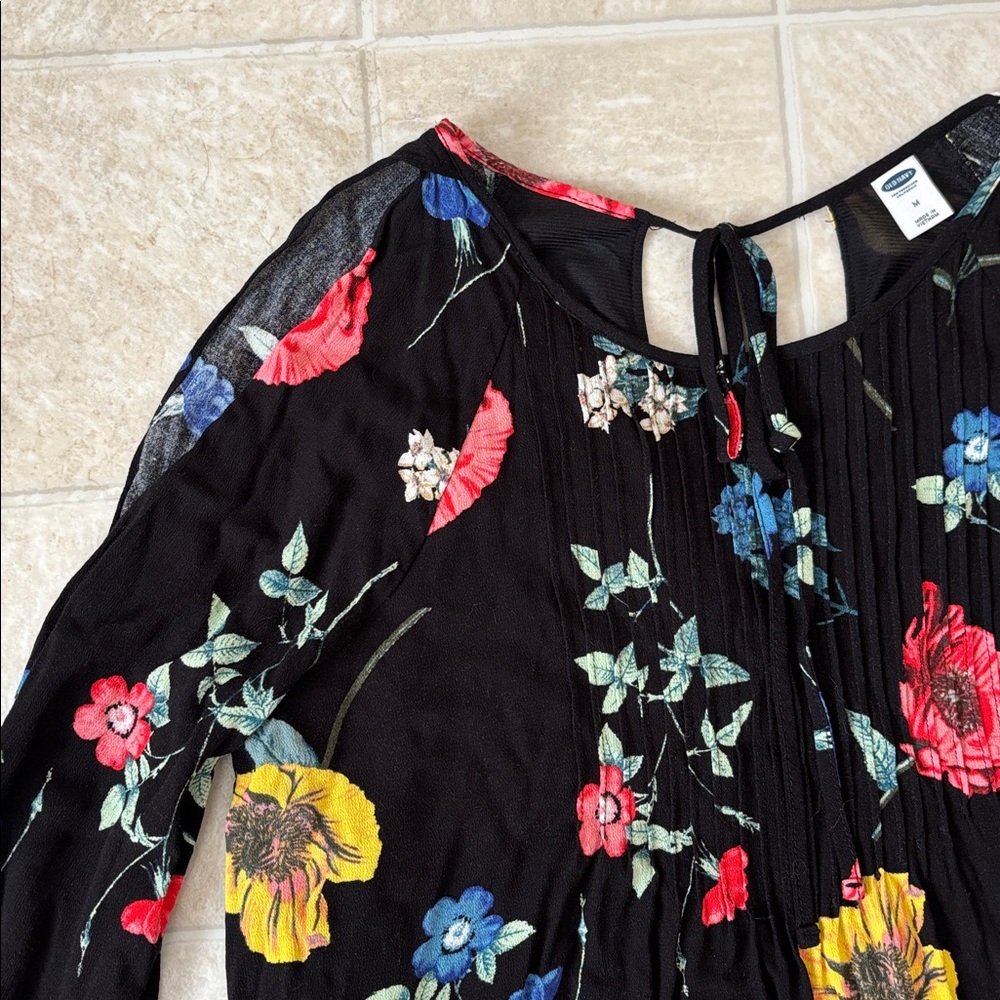 Old Navy Floral Cold Shoulder Dress - Picture 2 of 2